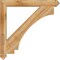Ekena Millwork Imperial Arts & Crafts Rough Sawn Bracket, Western Red Cedar, 4"W x 38"D x 38"H BKT04X38X38IMP03RWR - alternate 2